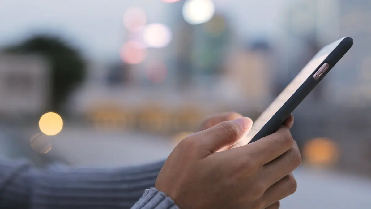 Nutzung eines Smartphones